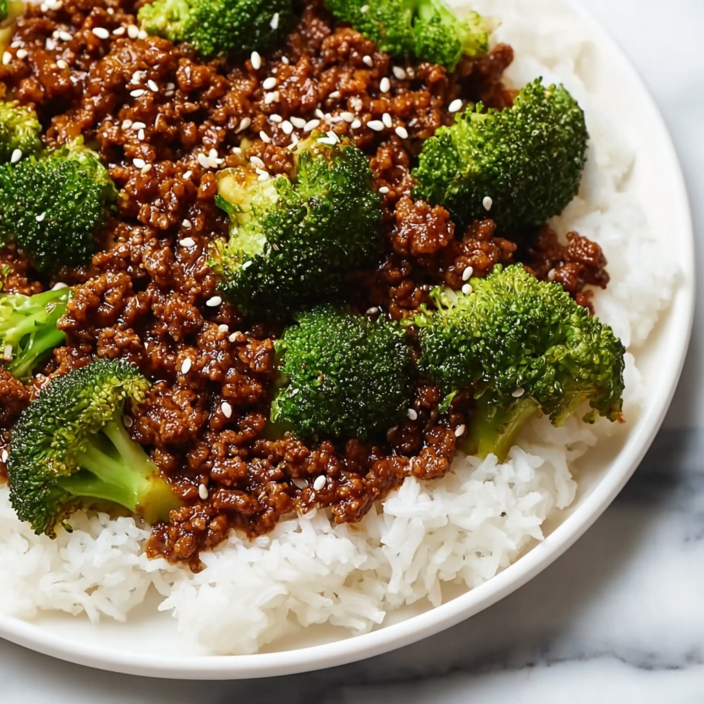 Honey Garlic Ground Beef and Broccoli Stir-Fry Recipe - Recipe Image
