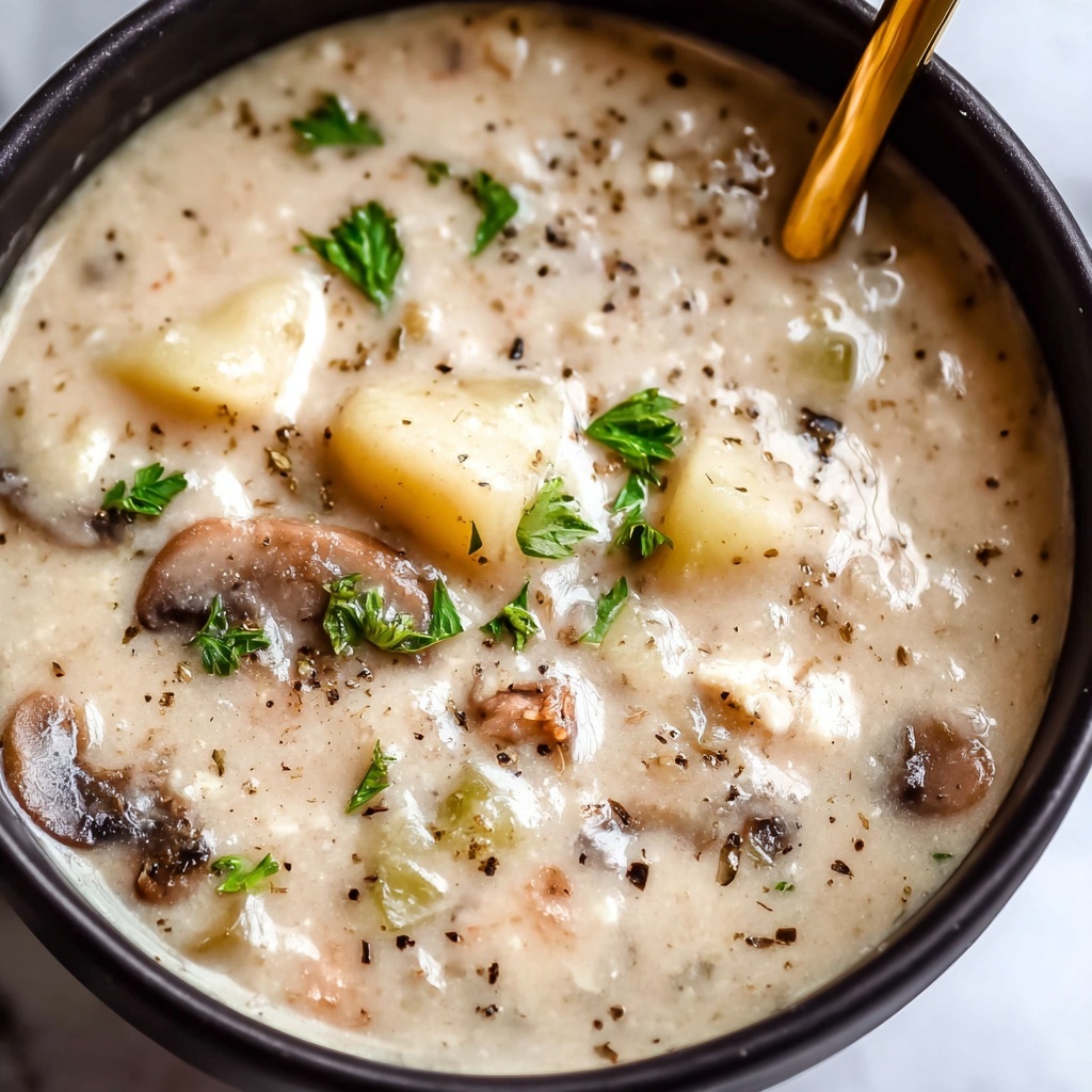 Easy Cream of Mushroom Soup Recipe - Recipe Image