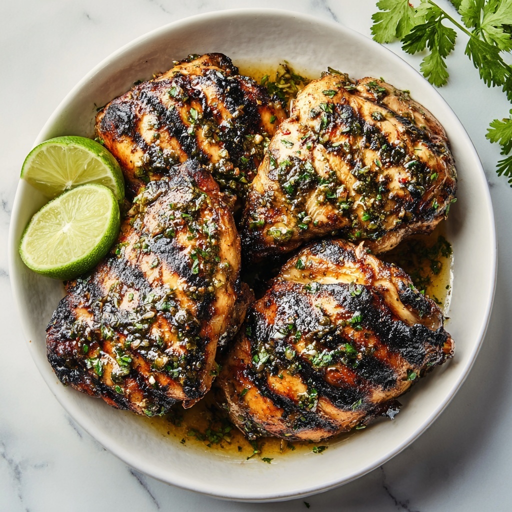 Charred Cilantro Lime Chicken Thighs Recipe - Recipe Image