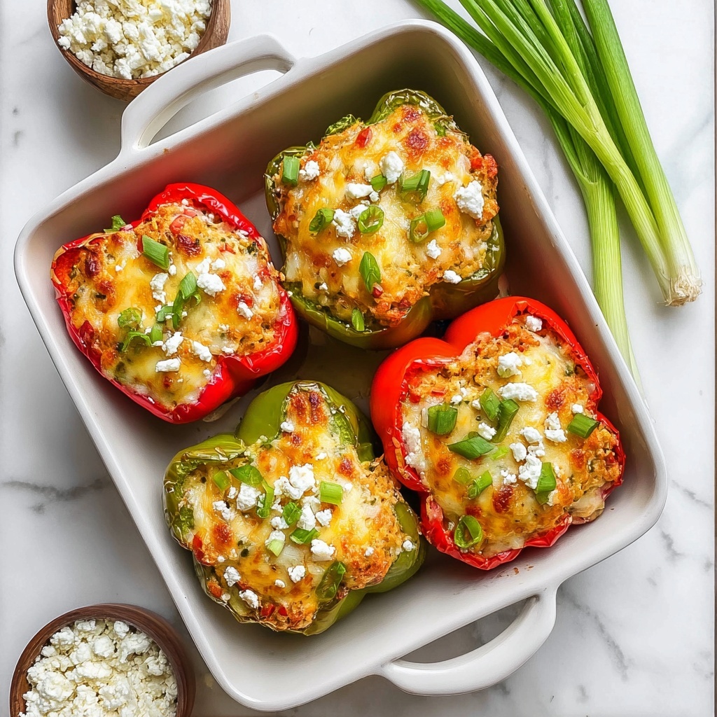 Buffalo Chicken Stuffed Peppers Recipe - Recipe Image