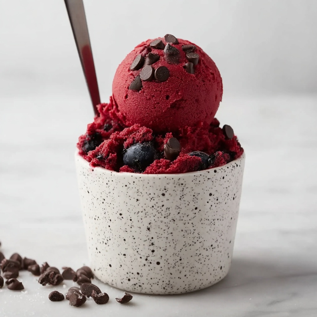 Irresistible Red Velvet Cookie Dough You Can Eat Raw Recipe - Recipe Image