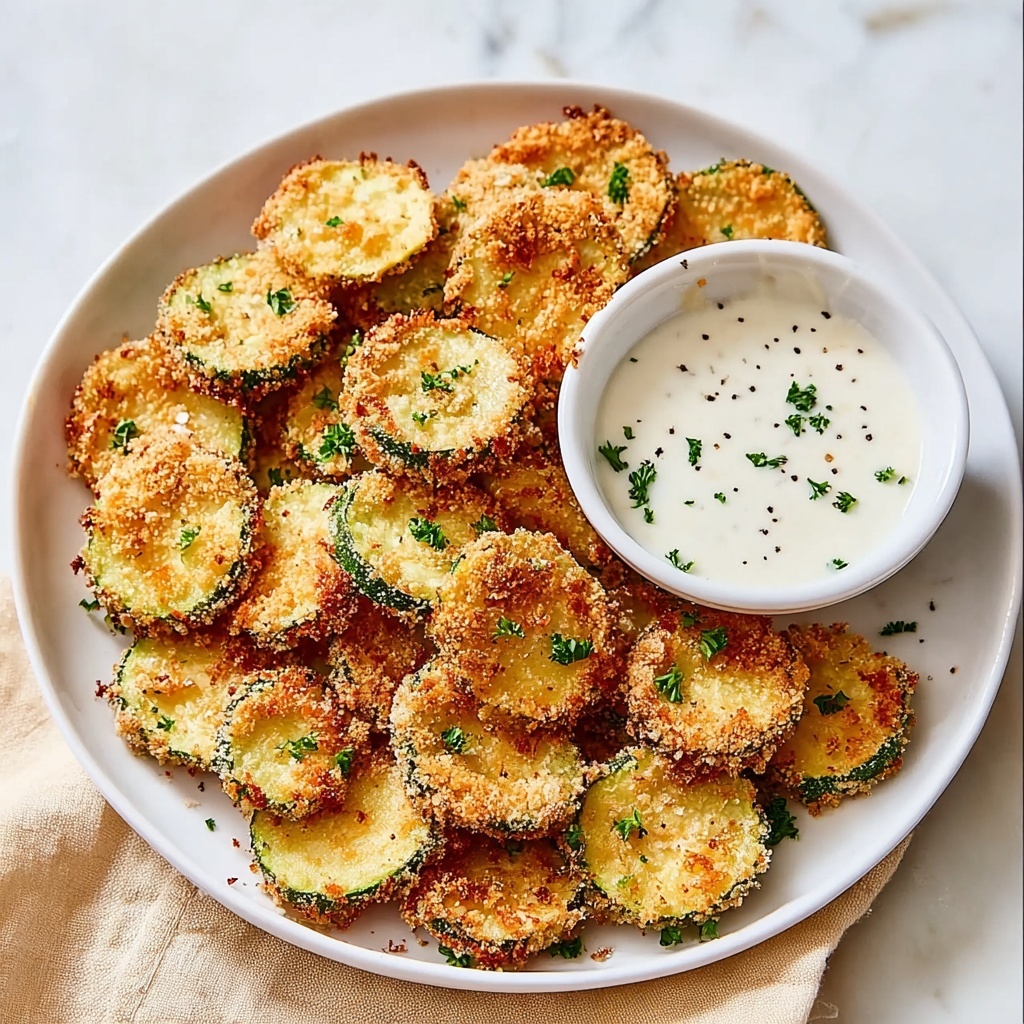 Crispy Baked Zucchini Chips Recipe - Recipe Image