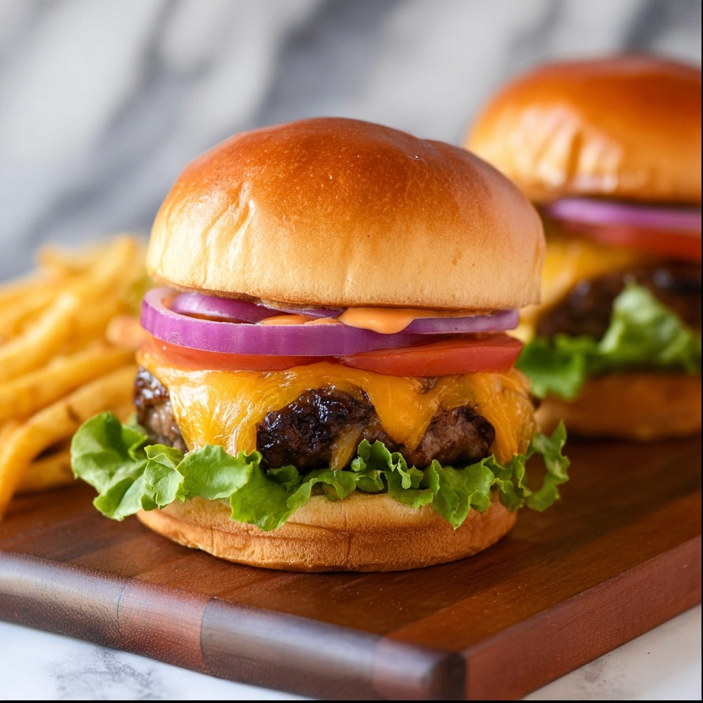The Best Ever Cheeseburgers Recipe - Recipe Image
