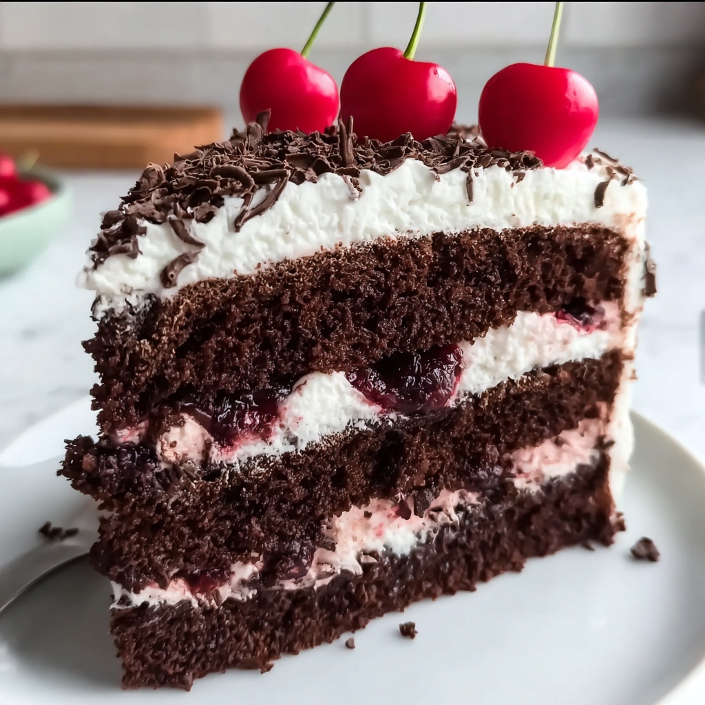 Black Forest Cake Recipe - Recipe Image