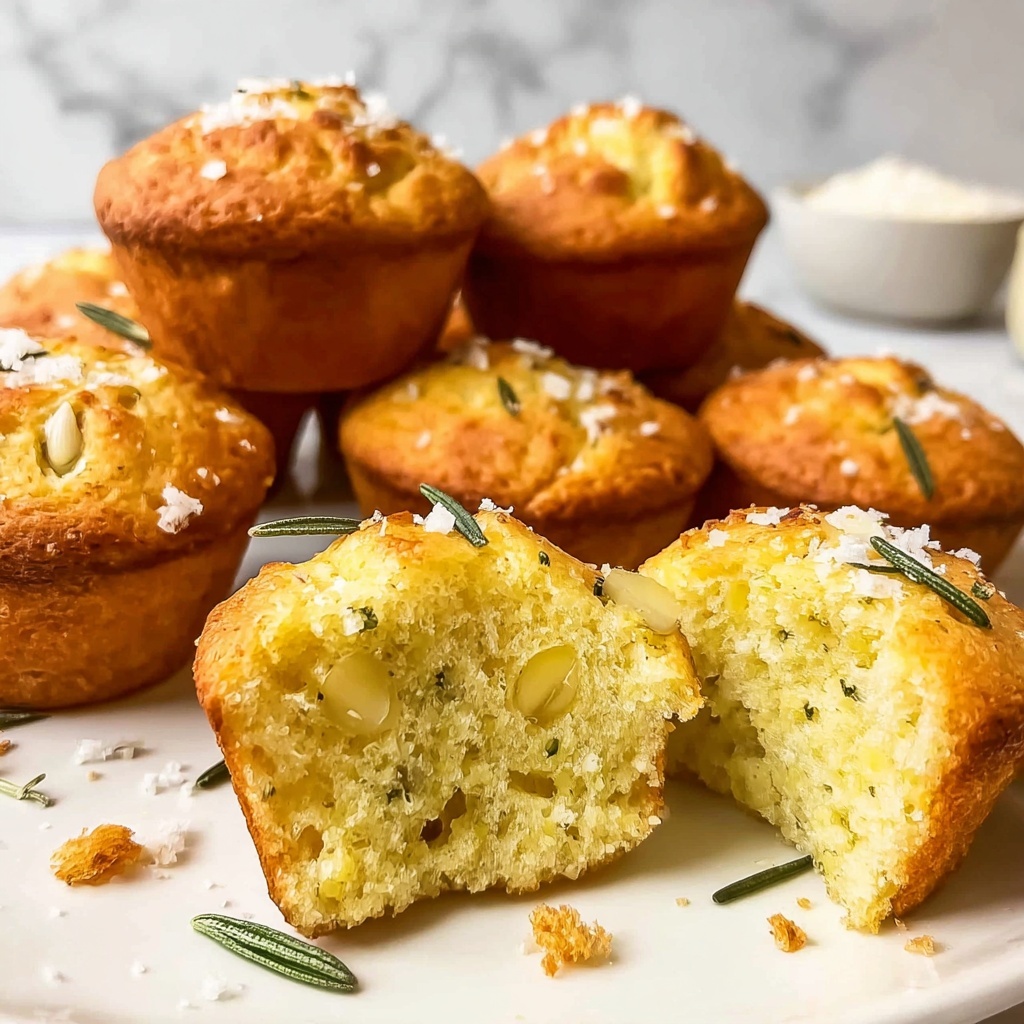 Garlic Rosemary Focaccia Muffins Recipe - Recipe Image
