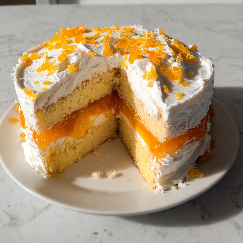 Orange Creamsicle Cake Recipe - Recipe Image