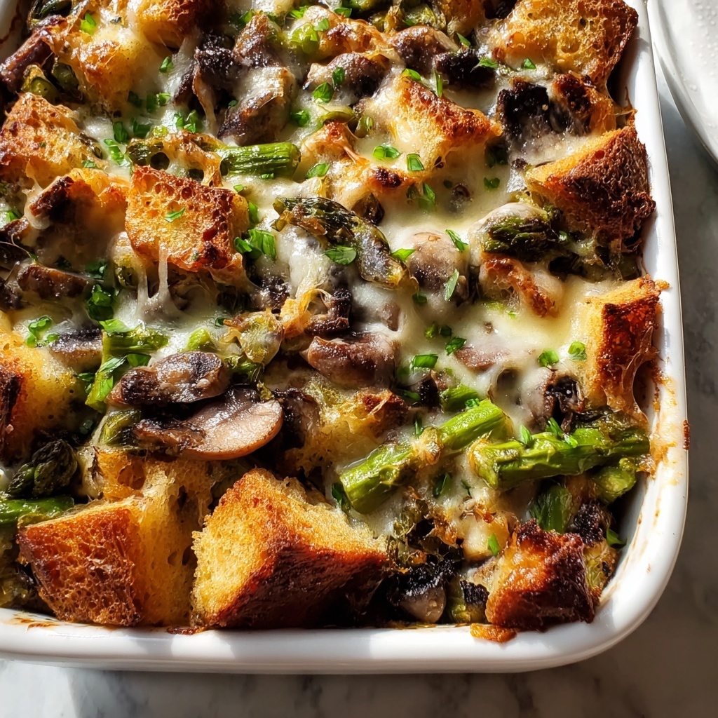 Overnight Asparagus Mushroom Strata: 5 Delicious Secrets Recipe - Recipe Image
