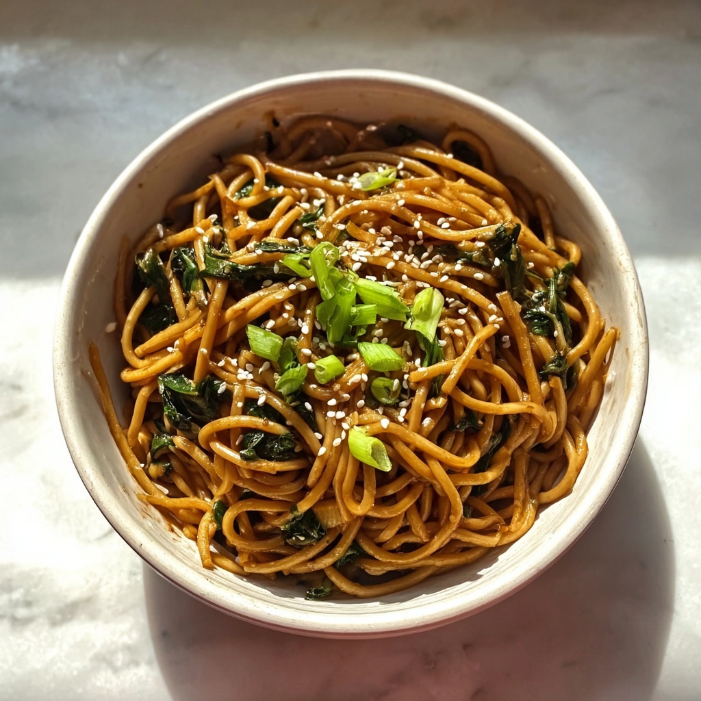 Soba with Toasted Sesame Seed Sauce: 15-Minute Delight Recipe - Recipe Image