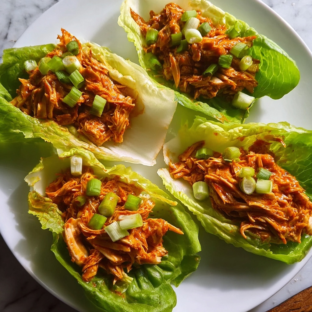 Buffalo Chicken Lettuce Wraps Recipe - Recipe Image