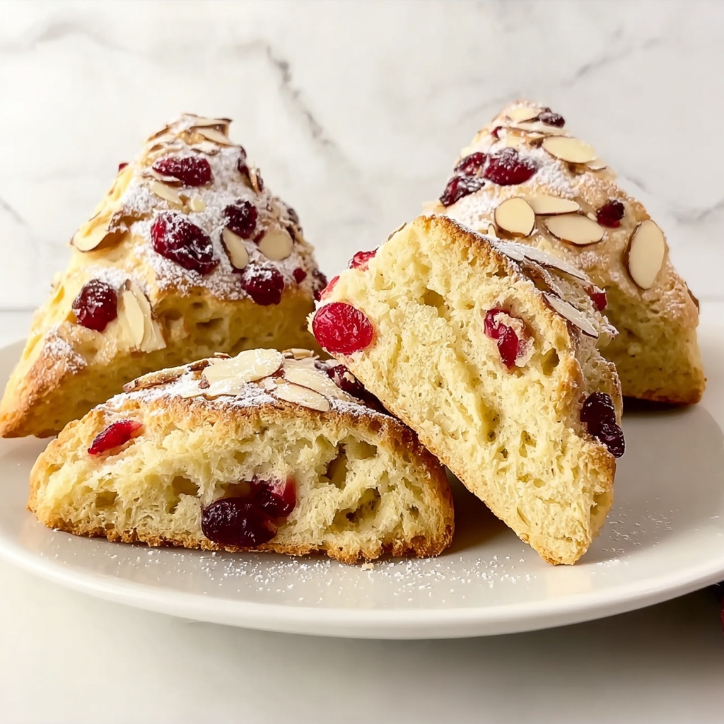 Cranberry Almond Scones Recipe - Recipe Image