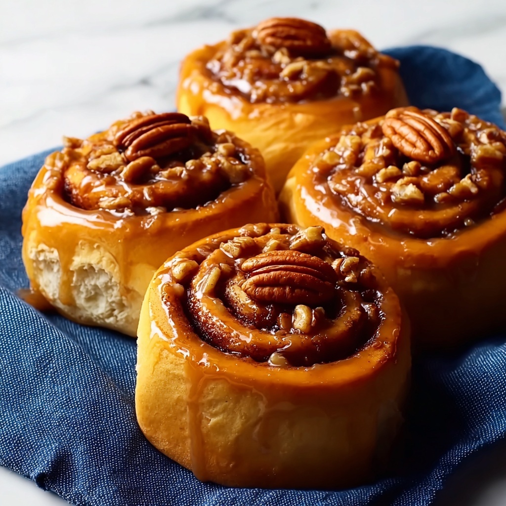 Melt-in-Your-Mouth Maple Pecan Cinnamon Rolls Recipe - Recipe Image