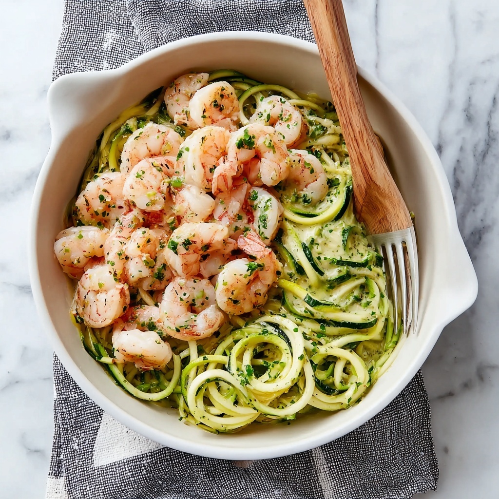 Garlic Shrimp and Zucchini Noodles in 22 Minutes Recipe - Recipe Image