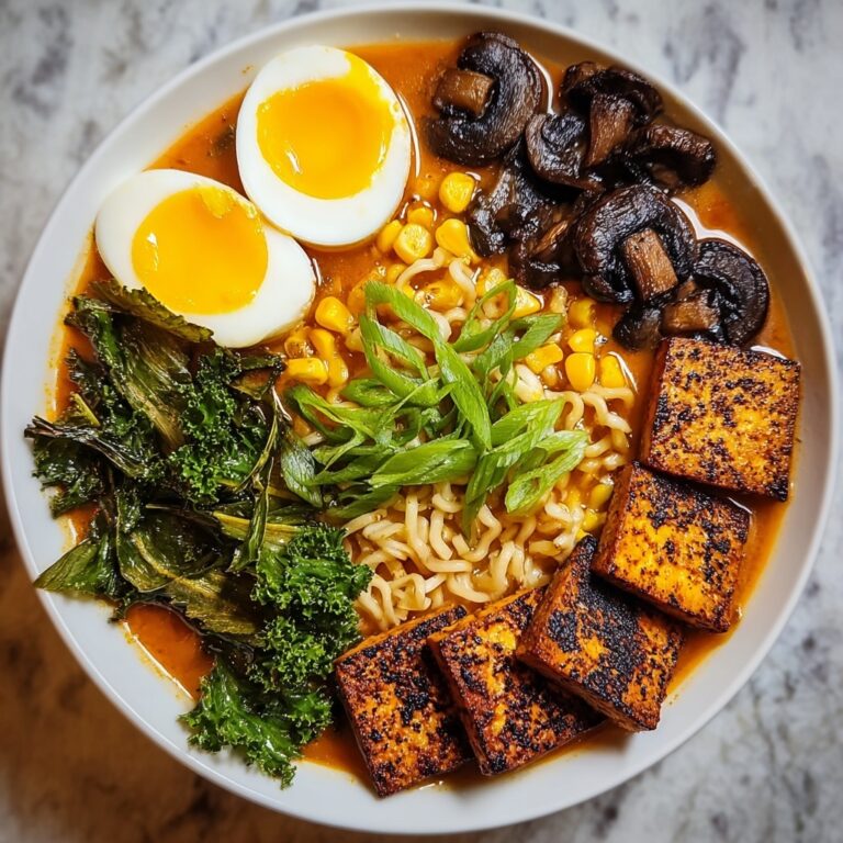 Pumpkin Miso Ramen with Crispy Sage and Tofu Recipe