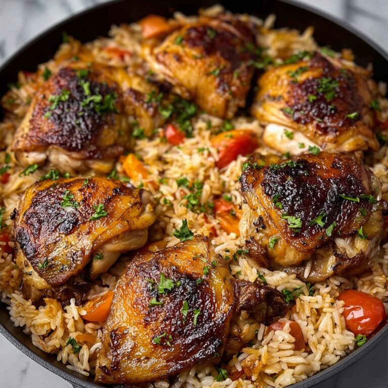 One-Pot Italian Tomato Chicken and Rice Recipe
