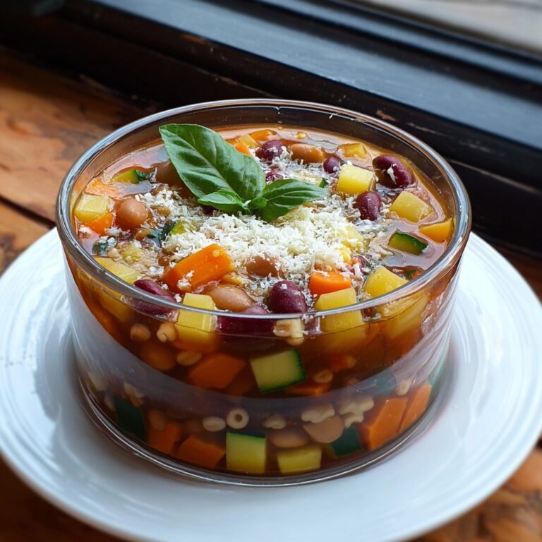 Homemade Slow Cooker Minestrone Soup Recipe