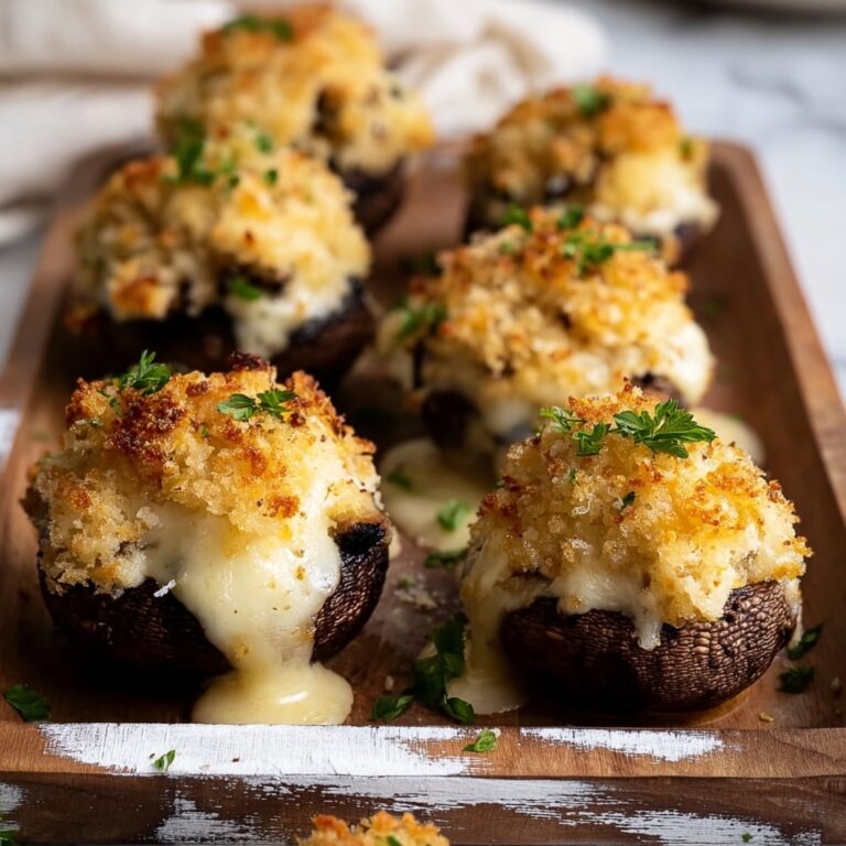 White Cheddar Stuffed Mushrooms Recipe