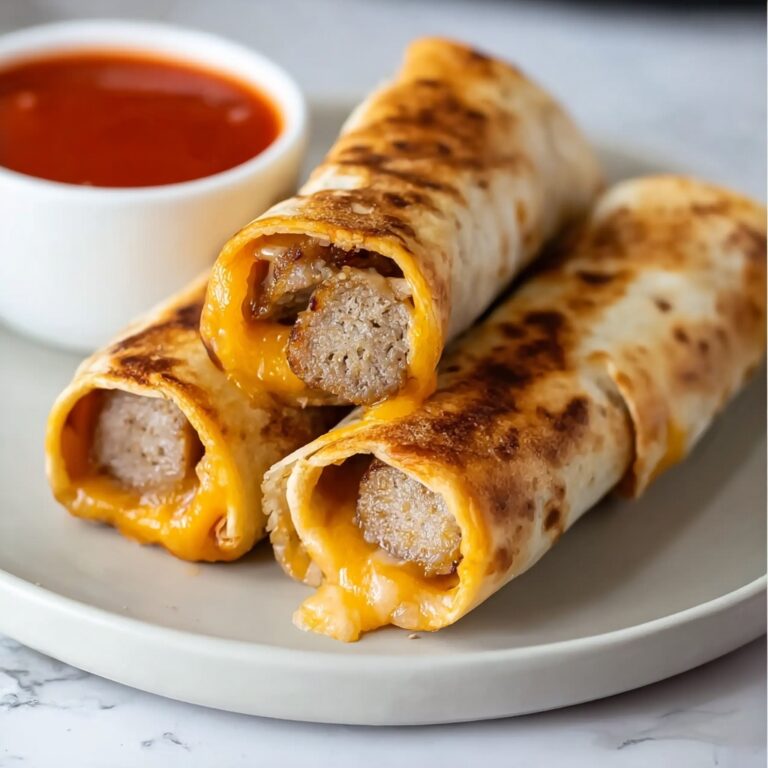 Breakfast Sausage and Egg Taquitos Recipe