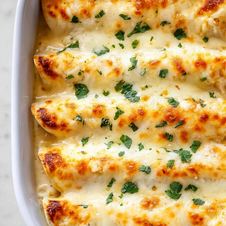 White Chicken Enchiladas Recipe