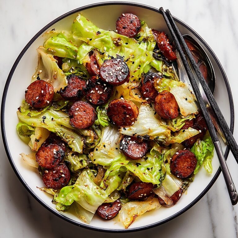 Sausage and Cabbage Stir Fry Recipe