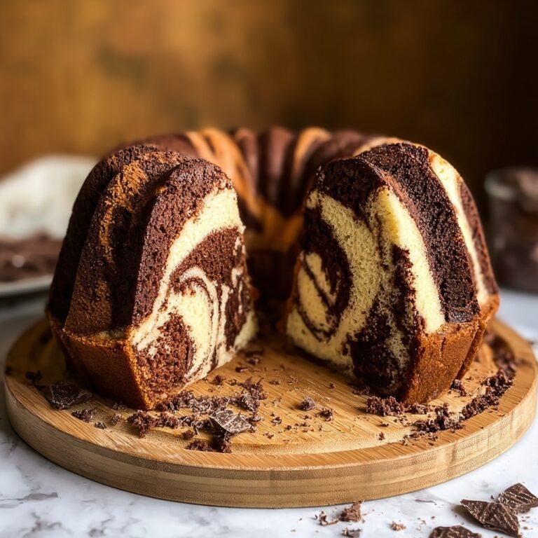 Double Chocolate Ricotta Marble Cake: A Decadent Delight Recipe