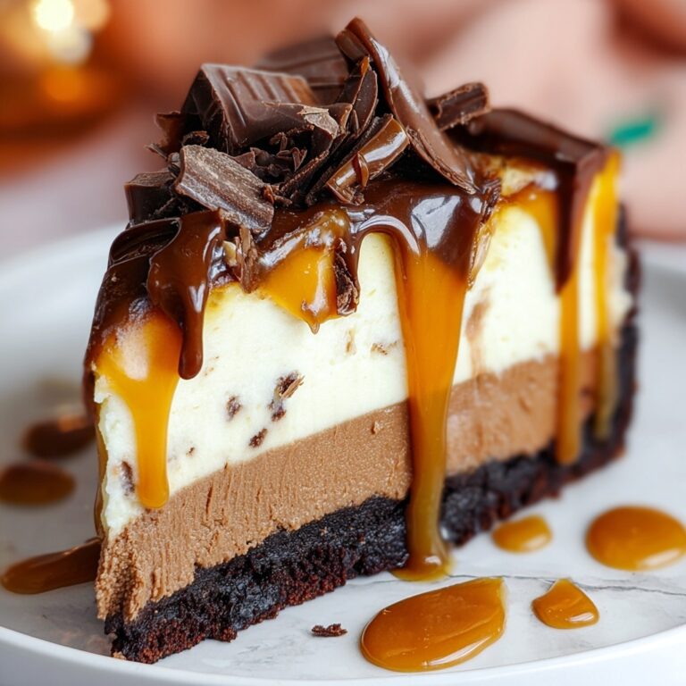 Caramel Brownie Cheesecake Recipe