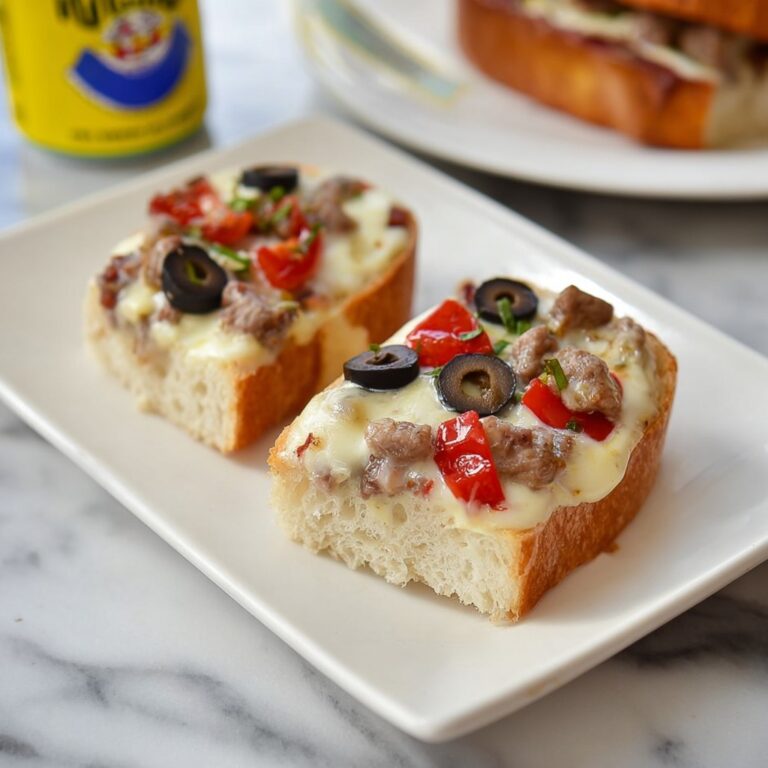 Italian Cheese Steak French Bread Pizza Recipe
