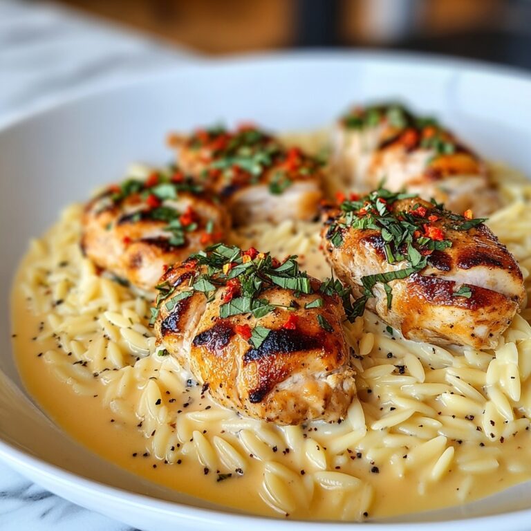 Creamy Tuscan Chicken with Orzo Recipe