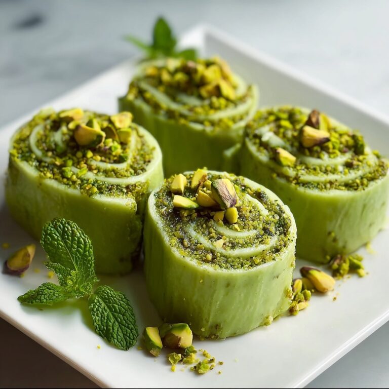 Low-Carb Pistachio Roll Recipe