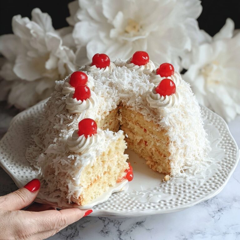 Old-Fashioned Snowball Cake Recipe