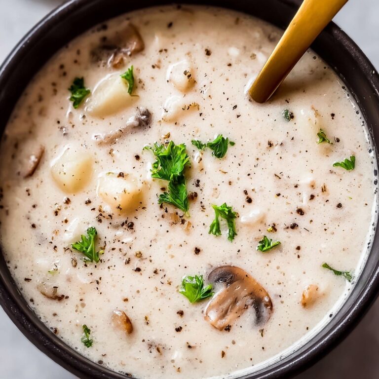 Easy Cream of Mushroom Soup Recipe