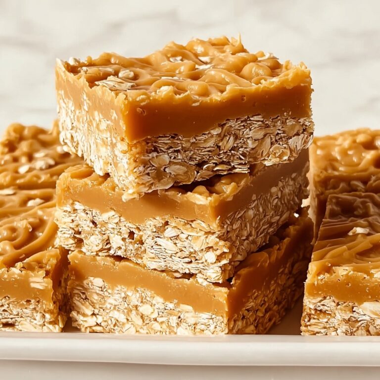 Peanut Butter Oatmeal Bars Recipe