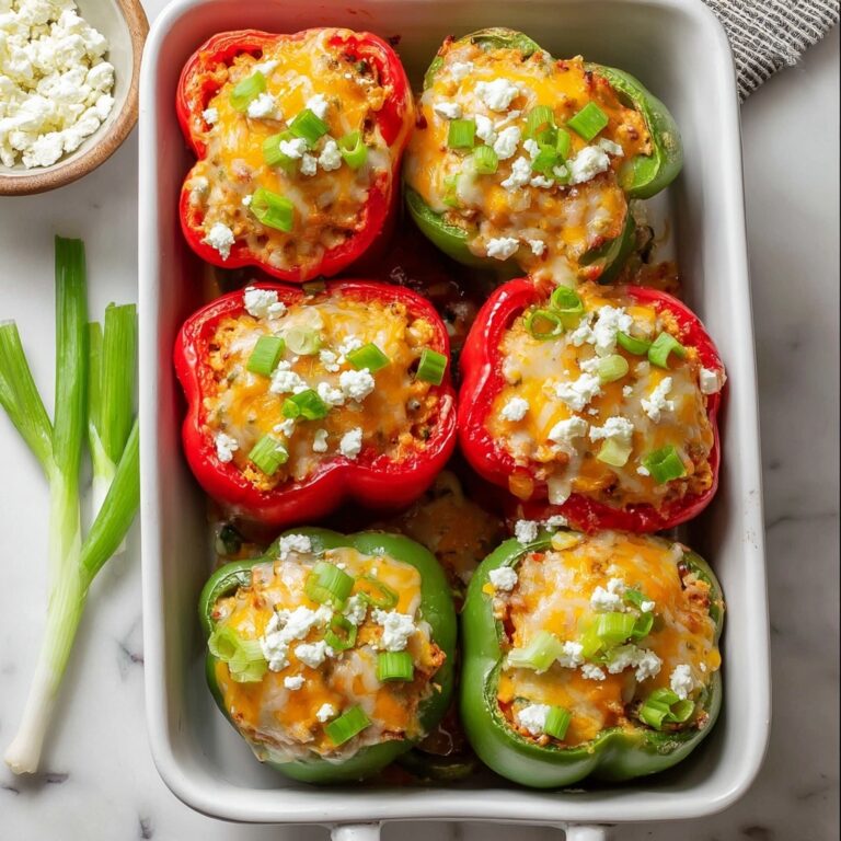 Buffalo Chicken Stuffed Peppers Recipe