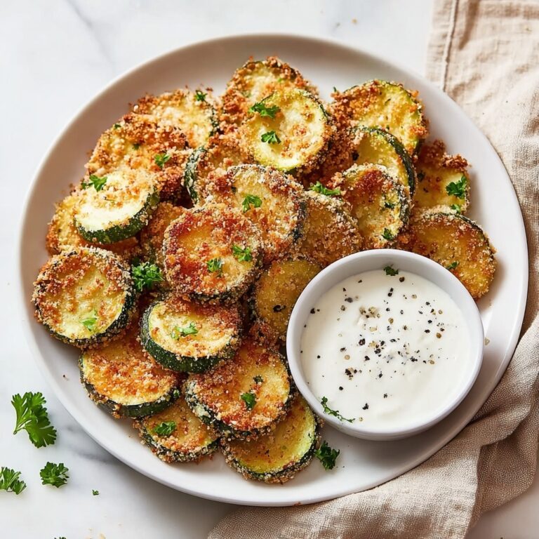 Crispy Baked Zucchini Chips Recipe