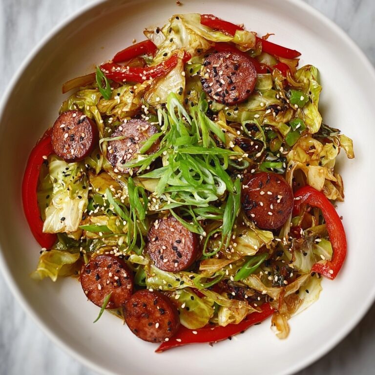 Sausage and Cabbage Stir Fry Recipe