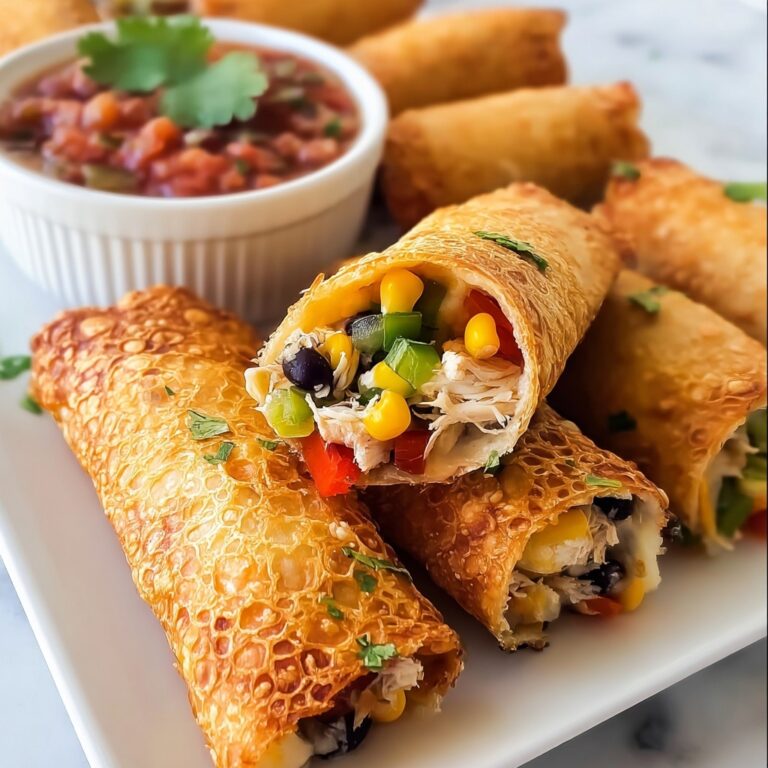Southwest Chicken Egg Rolls Recipe