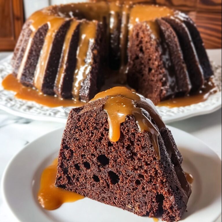 Molasses Date Bundt with Orange Drizzle Recipe
