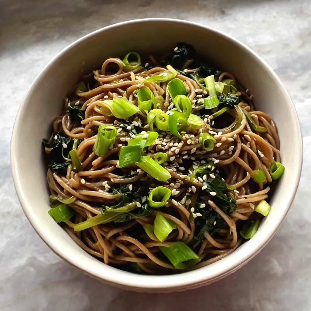 Soba with Toasted Sesame Seed Sauce: 15-Minute Delight Recipe - Recipe Image