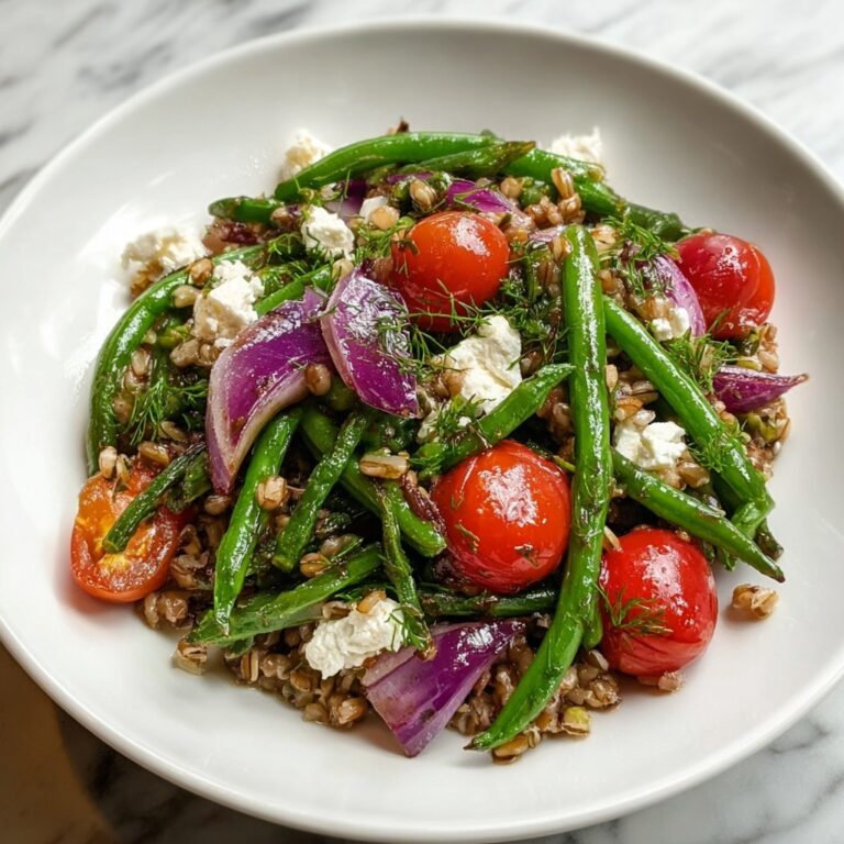 Green Bean Farro Picnic Salad Recipe