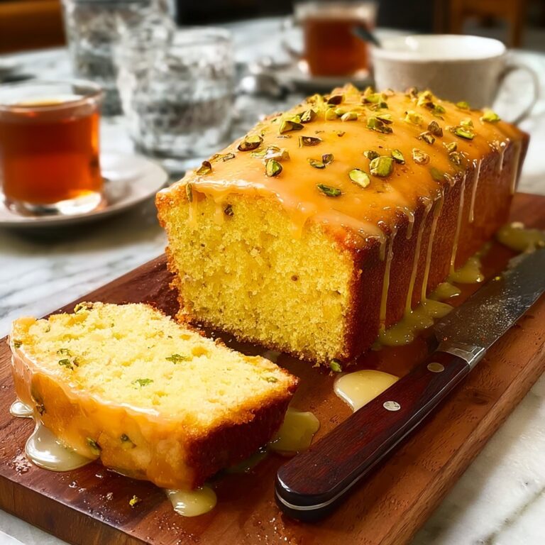 Orange Saffron and Pistachio Cake with Syrup Recipe