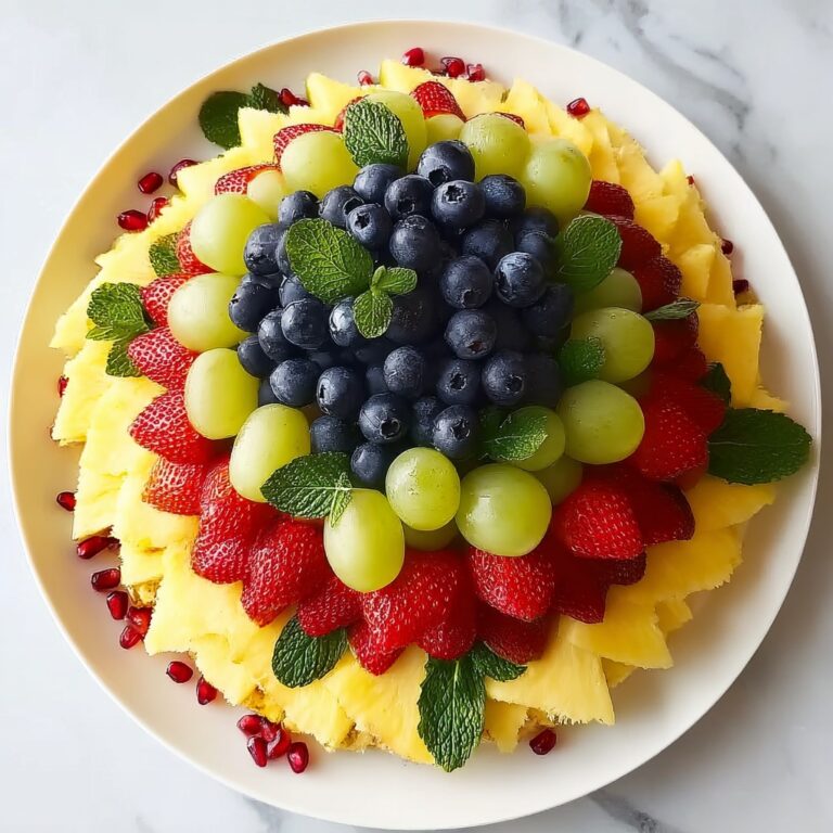 Christmas Tree Fruit Platter: A Healthy and Festive Fruit Arrangement Recipe