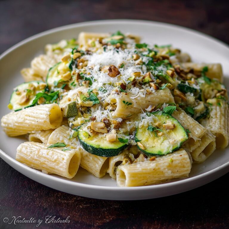 Lemon Zucchini Rigatoni with Parmesan Recipe