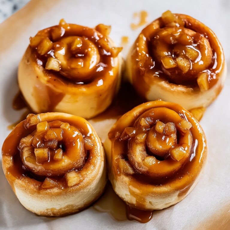 Caramel Apple Cinnamon Rolls Recipe
