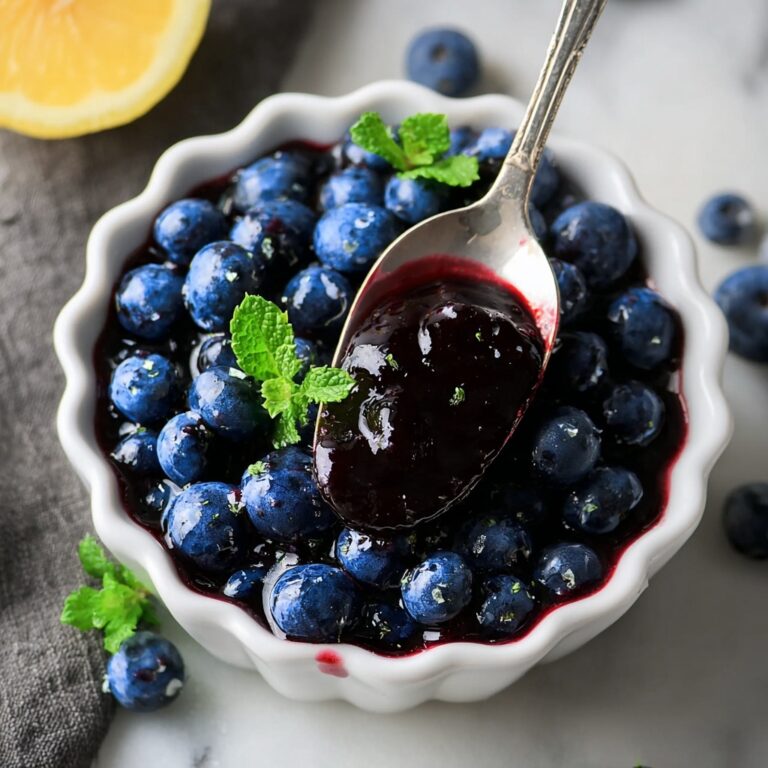 Homemade Blueberry Sauce Recipe