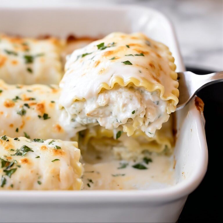 Chicken Alfredo Roll-Ups Recipe