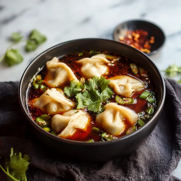 Spicy Dumpling Soup Recipe