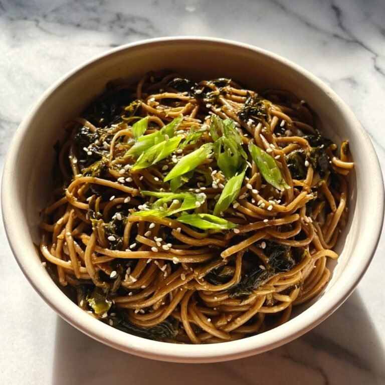 Soba with Toasted Sesame Seed Sauce: 15-Minute Delight Recipe